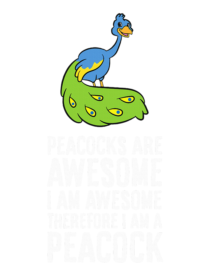 Peacocks Are Awesome I'm Awesome Therefore I'm a Peacock Yupoong Adult 5-Panel Trucker Hat