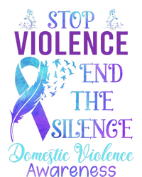 Family Domestic Violence Awareness Purple Ribbon T-Shirt