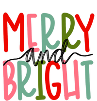 Merry And Bright Christmas Cute Meaningful Gift T-Shirt