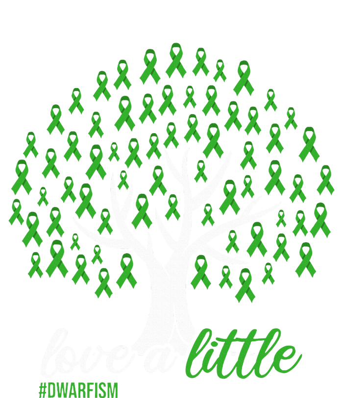 Love A Little Green Ribbon Tree Dwarfism Awareness Tote Bag