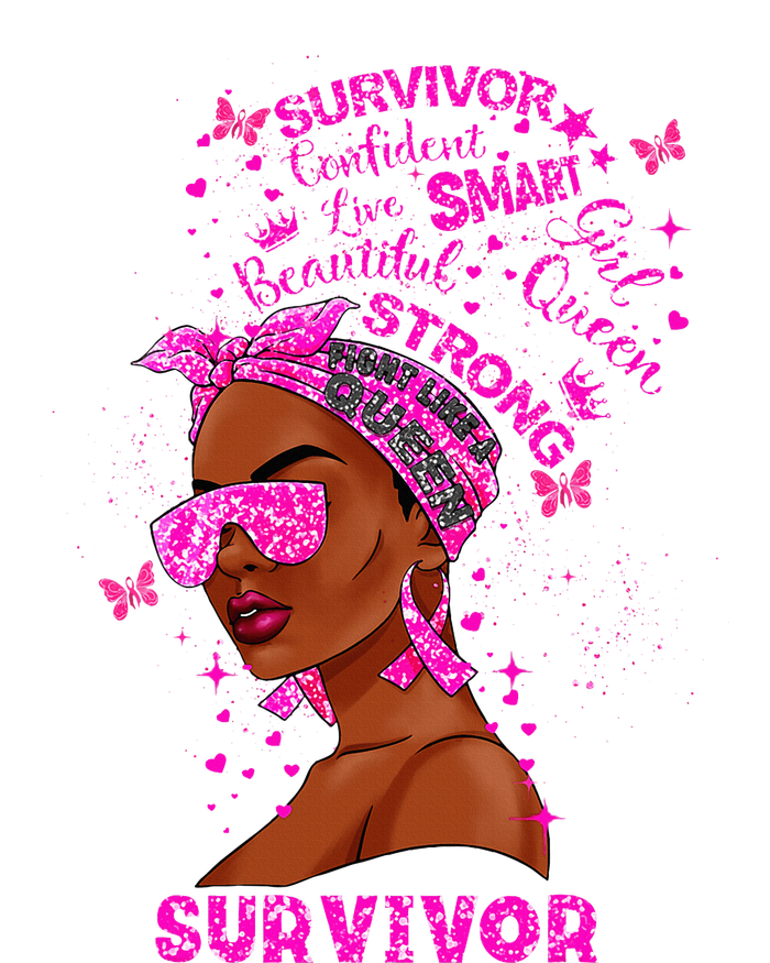 Breast Cancer Awareness Survivor Black Melanin Warrior Women’s Perfect Tri Rocker Tank