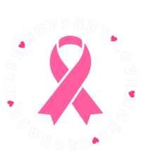 Hope Support Love Family Breast Cancer Survivor Pink Ribbon Toddler Long Sleeve Shirt