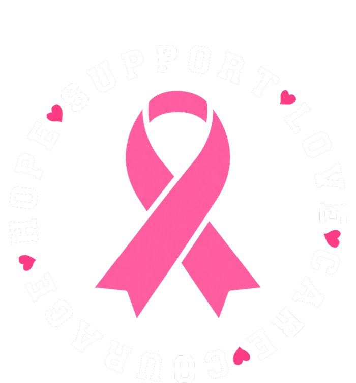 Hope Support Love Family Breast Cancer Survivor Pink Ribbon Toddler Long Sleeve Shirt