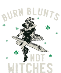 Burn Blunts Not Witches Funny Marijuana Weed Smoker Stoner Cooling Performance Crew T-Shirt