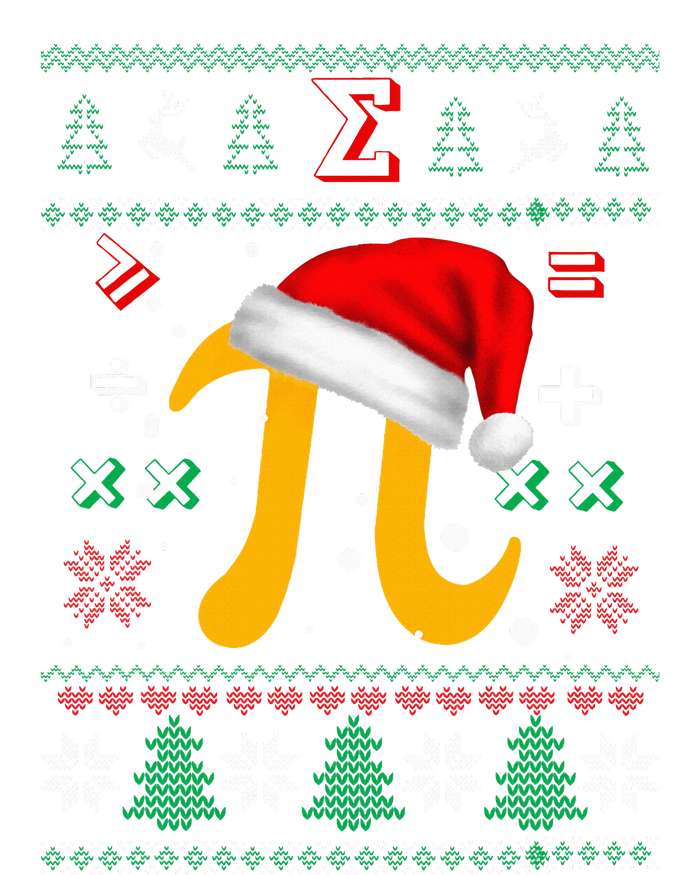 Christmas Math Pi Santa Hat Costume Xmas UGLY Teacher Gifts T-Shirt