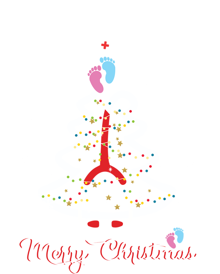 Merry Christmas Stethoscope Nicu Nurse Christmas Tree Great Gift T-Shirt