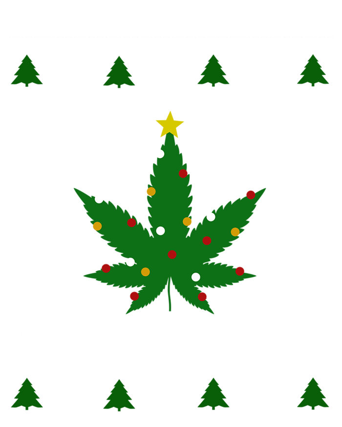 Merry Juana 420 Cannabis Weed Marijuana Ugly Christmas Cool Gift Tall Hoodie