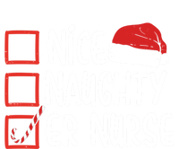 Naughty Nice Er Nurse Christmas Pajamas Funny Santa Hat Gift Toddler Hoodie