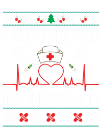 IM Not Tachy! Ok ThatS Afib Nurse Ugly Xmas Meaningful Gift Valucap Bio-Washed Visor