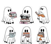 Ghost Reading Books Bookish Halloween Sustainable Knit Beanie