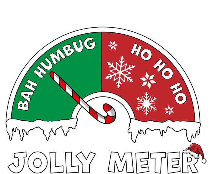 Jolly Meter Bah Humbug To Ho Ho Ho Anti Christmas Funny Gift Hoodie