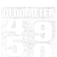 Oldometer 4950s 50th Birthday Tees Funny Gifts Idea Metallic Star Ornament