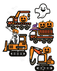 Kids Spooky Construction Trucks Halloween Costume Boy Beer Stein