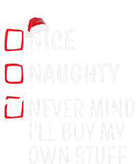 Funny Naughty Nice Christmas Family Pajama Tank Top