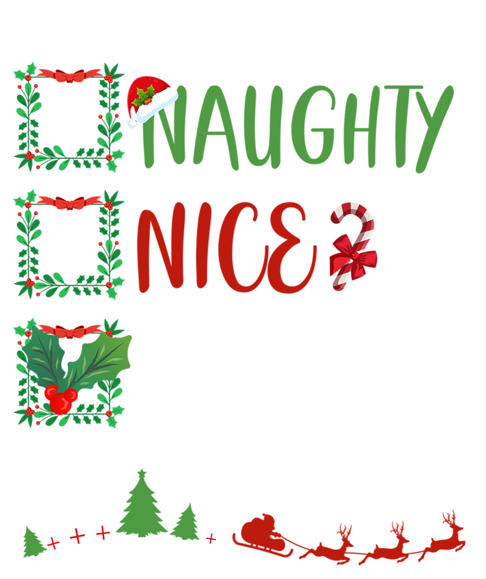 Nice Naughty Innocent Until Proven Guilty Christmas Santa Meaningful Gift Baby Bodysuit