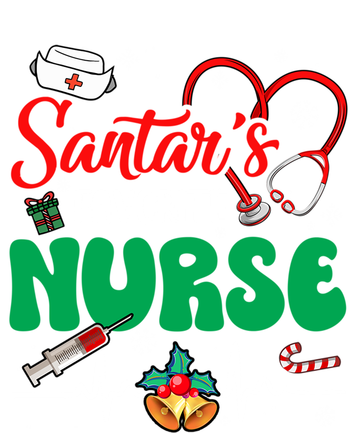 Santas Favorite Nurse Christmas Xmas Nursing Gift Sustainable Knit Beanie