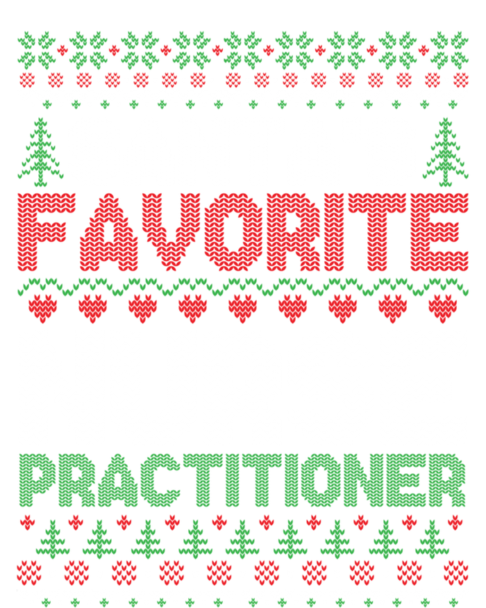 SantaS Favorite Nurse Practitioner Ugly Christmas Sweater Meaningful Gift Tote Bag