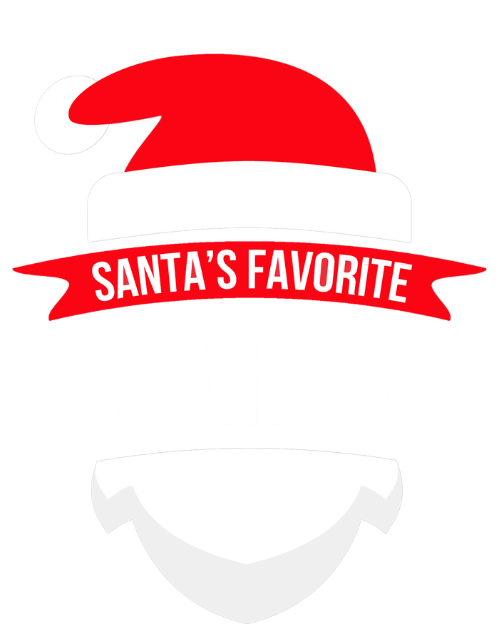 SantaS Favorite Nurse Gift Fun Christmas Wear Stripe Pom Pom Beanie