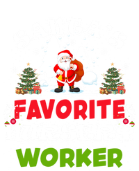 SantaS Favorite Nursery Worker Funny Christmas Gift Great Gift Tall Hoodie