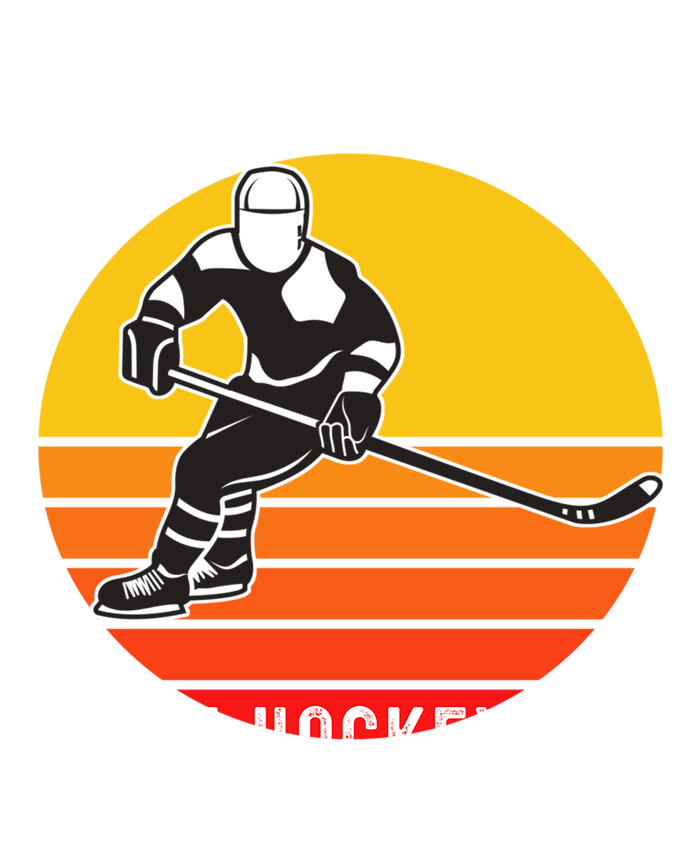 School Is Important But Hockey Is Importanter Funny Sports Gift Women's Racerback Tank