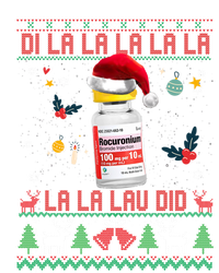 Pharmacist Nurse Ugly Christmas Sweater Di La La Lav Did Meaningful Gift Valucap Bio-Washed Visor