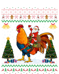 Rooster Ugly Xmas Gift Santa Riding Rooster Christmas Great Gift T-Shirt