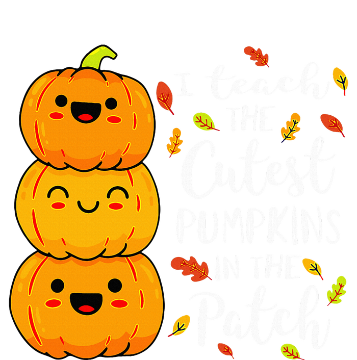 I Teach The Cutest Pumpkins In The Patch Teacher Halloween Sustainable Bucket Hat