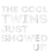 The Cool Twins Just Showed up Funny Twins Flat Bill Trucker Hat