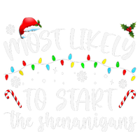 Most Likely To Start The Shenanigans Christmas Family PosiCharge Competitor Tank