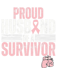 Proud Husband Of Survivor Breast Cancer Survivor Awareness Baby Bodysuit