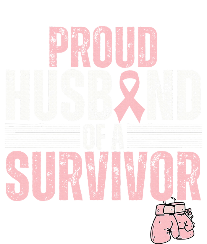 Proud Husband Of Survivor Breast Cancer Survivor Awareness Baby Bodysuit