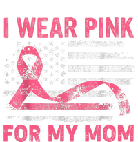 I Wear Pink For My Mama American Breast Cancer Support Squad V-Neck T-Shirt