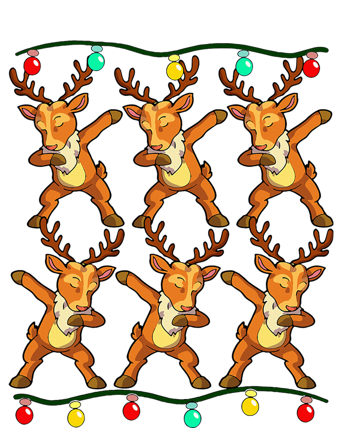 Festive Dabbing Reindeer with Xmas Lights T-Shirt