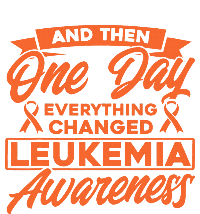 Everything Changed Leukemia Awareness PosiCharge RacerMesh Polo