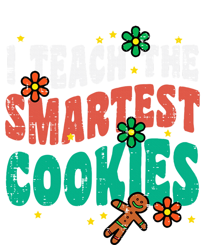 Smartest Cookies Retro Christmas Xmas Teacher Gift Ladies Long Sleeve Shirt