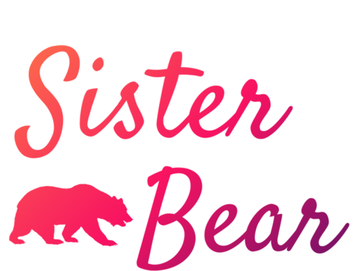 Sister Bear Gift Christmas Papa Bear Mama Bear Bear Meaningful Gift Striped Beanie with Solid Band