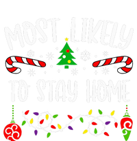 Stay Home for Christmas Hilarious Family Holiday Gift Pajama Set