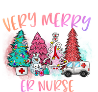 Very Merry Er Nurse Christmas Tree Emergency Room Nurse Xmas Meaningful Gift Pom Pom 12in Knit Beanie