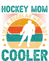 Vintage Hockey Mom Like A Regular Mom But Cooler Mothers Day Gift Stripe Pom Pom Beanie