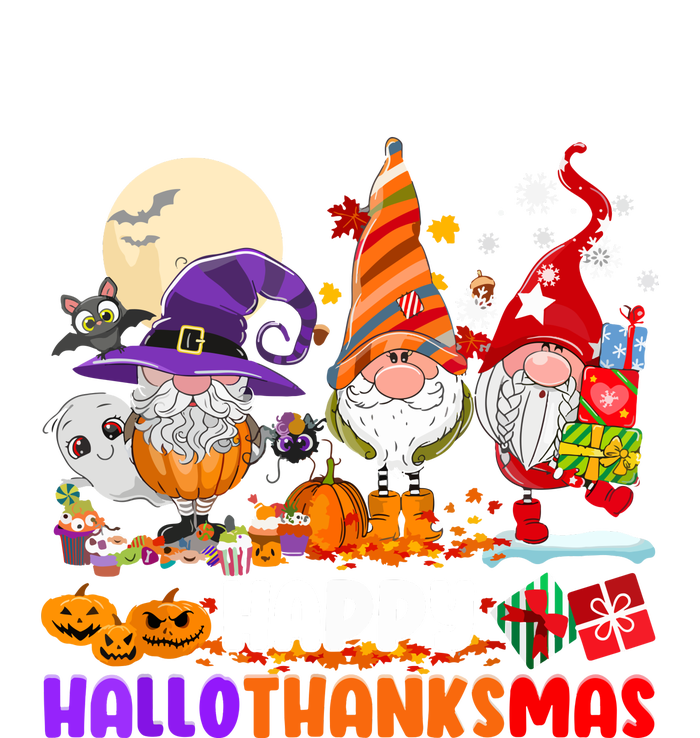 Gnomes Halloween Thanksgiving Christmas Happy Hallothanksmas Gift Tote Bag