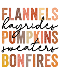 Flannels Hayrides Pumpkins Vintage Sweaters Bonfires Autumn Tank Top