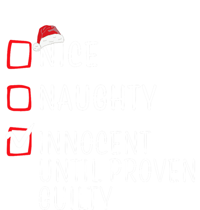 Funny Naughty Nice Christmas Family Pajama T-Shirt