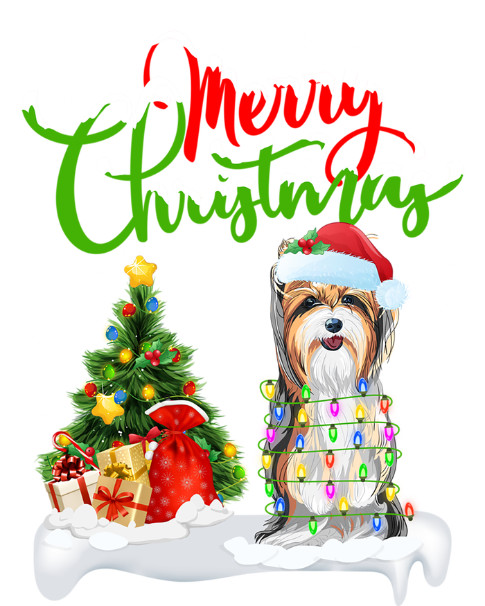 Xmas Lighting Matching Santa Yorkshire Terrier Dog Christmas Gift Mousepad