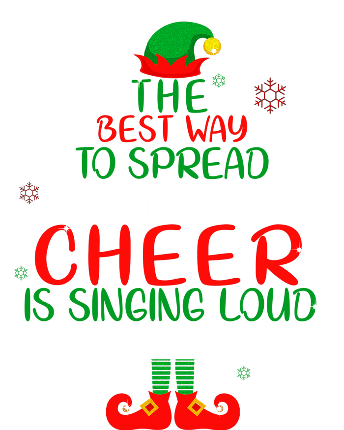 The Best Way To Spread Christmas Cheer Gift Elf Party Gift T-Shirt