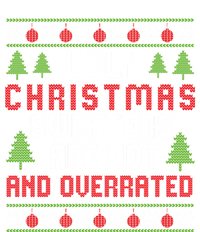 Ugly Christmas Sweaters Hot Overrated Holiday Party Funny 7-Panel Snapback Hat