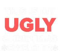 This Is My Ugly Christmas Sweater Funny Gift Full-Length Apron With Pockets