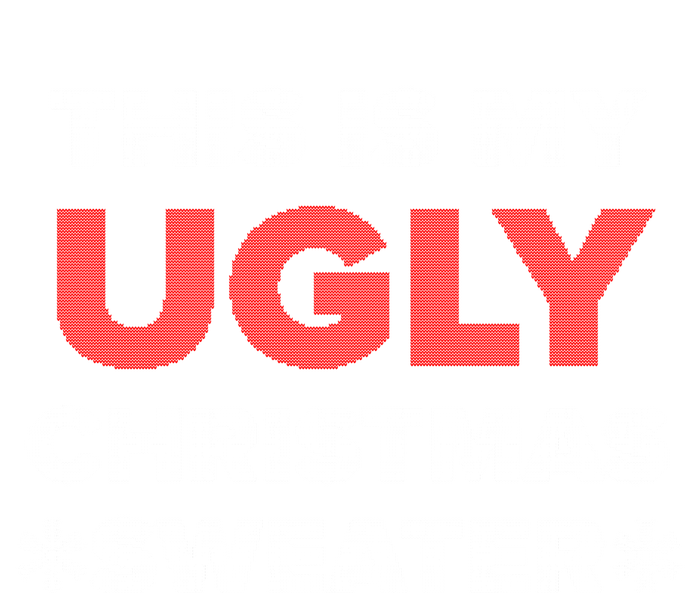 This Is My Ugly Christmas Sweater Funny Gift Full-Length Apron With Pockets