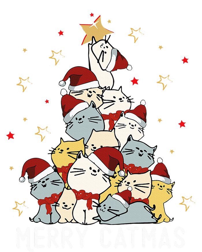 Festive Feline Fun Adorable Christmas Tree Kitty for Cat Lovers T-Shirt