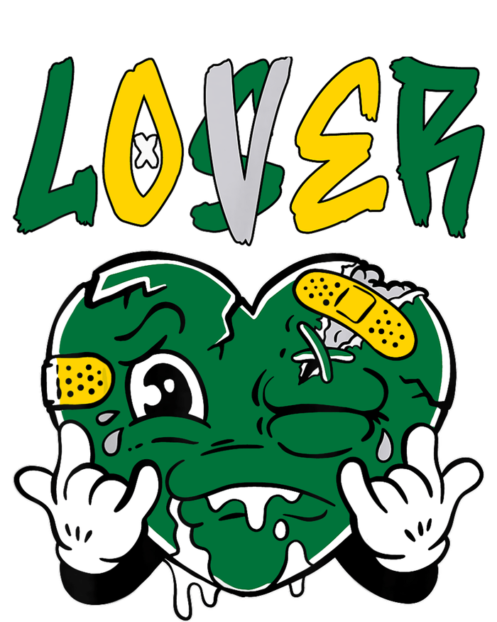 Loser Lover Drip Heart Green Yellow Matching Outfit Toddler T-Shirt