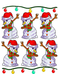 Festive Dabbing Snowman Holiday Decor Womens CVC Long Sleeve Shirt